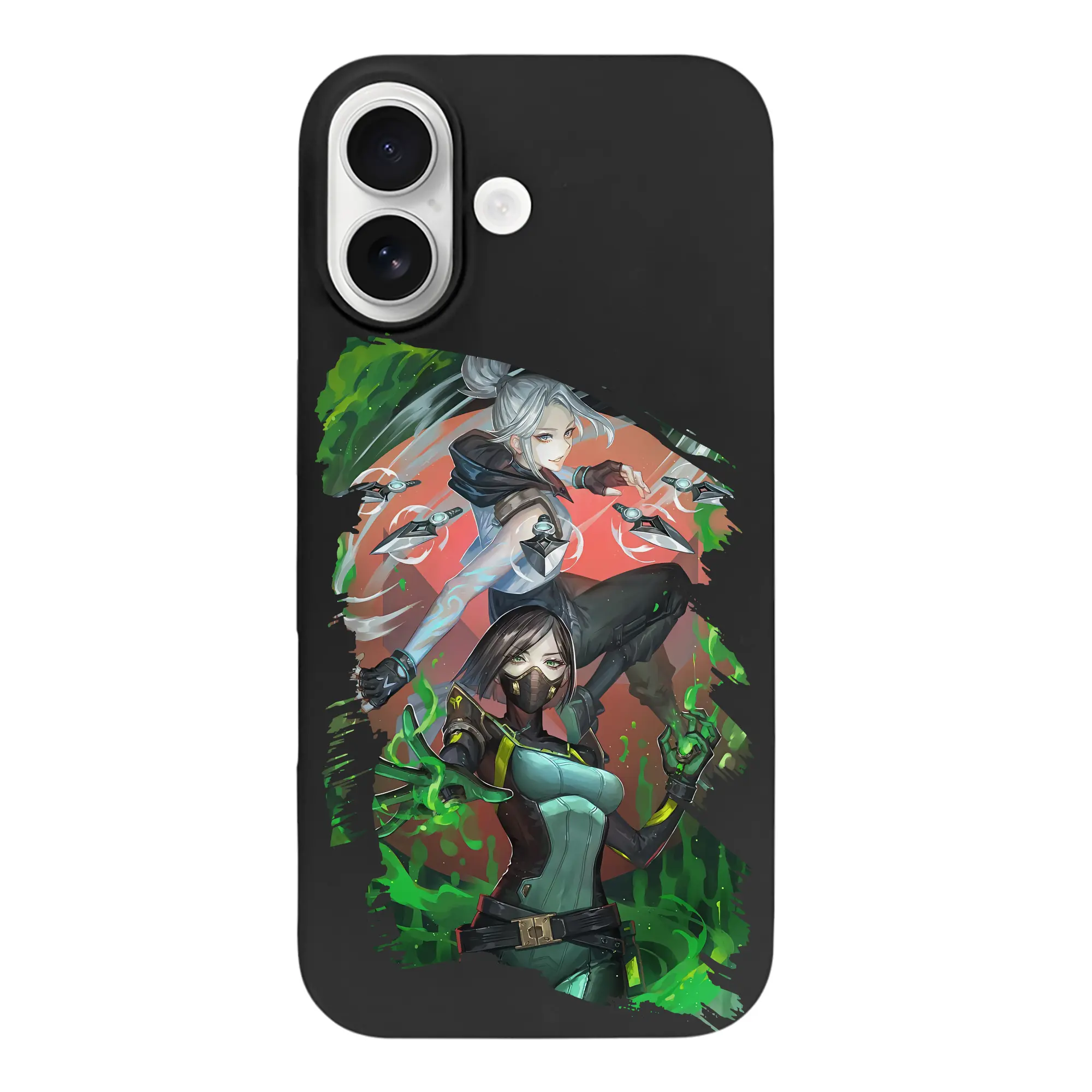 VALORANT グッズ,ジェット - iPhone 17 シリーズ シリコンケース 薄型 耐衝撃 指紋防止 ソフトタッチカバー 精密フィット 傷防止 保護ケース iPhone 17/17 Air/17 Pro/17 Pro Max 対応